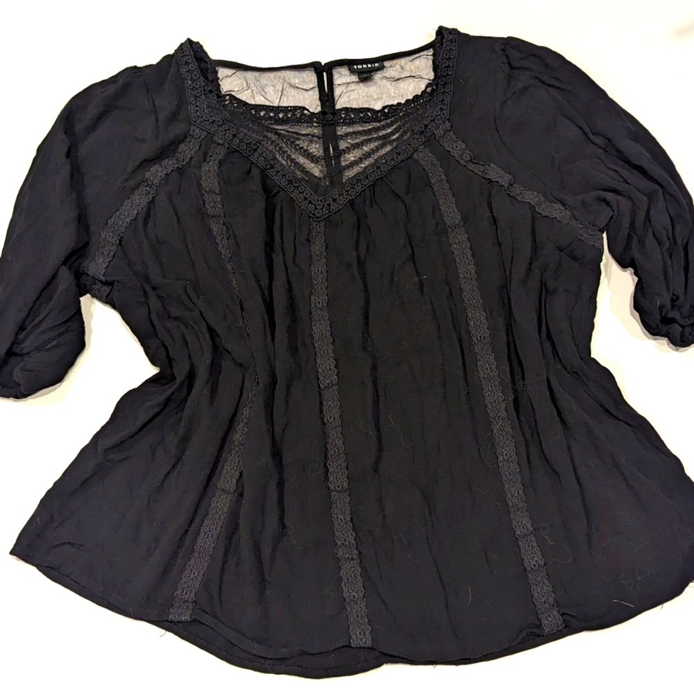 Torrid Size 2 Peasant Style Top